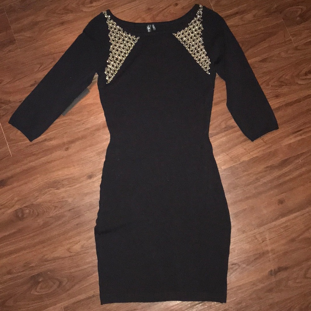 Guess by Marciano black sweater dress size M new